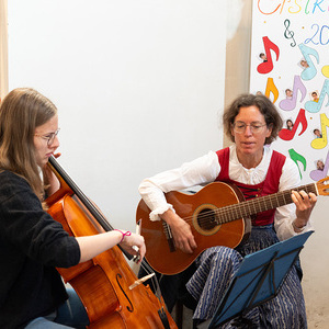 Elvira Resch und Agnes Parzer sorgten für die Musik