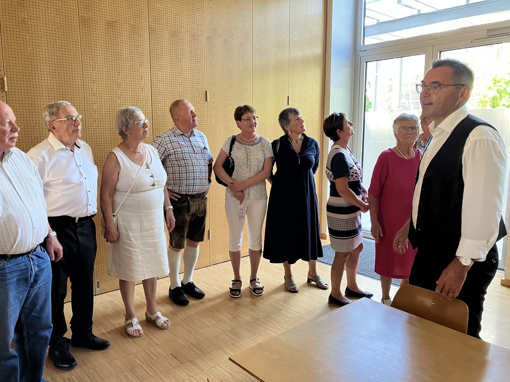 Besuch bei Pfarrer Thomas